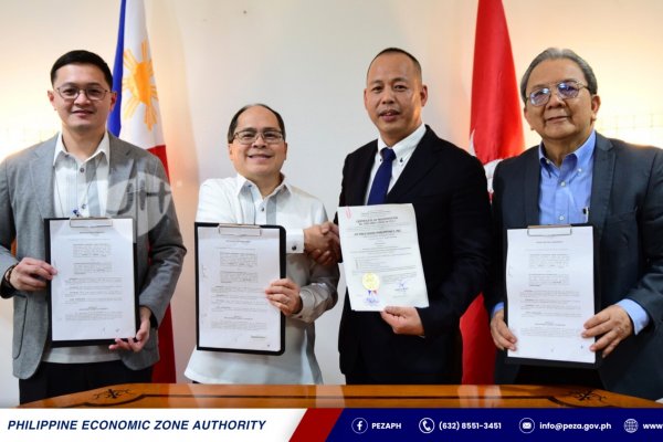 JH Precision Philippines, Inc. signed its Registration Agreement with the Philippine Economic Zone Authority